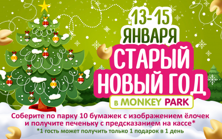 Старый Новый год в Monkey Park