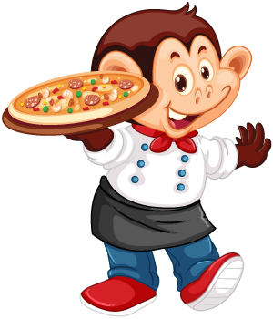 Команда ресторана Monkey Pizza