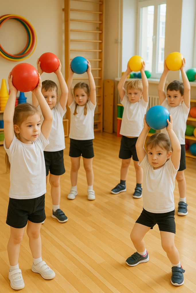 Комплекс упражнений для детей 5-6 лет (старшая группа)
